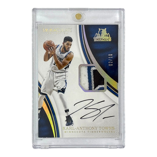 PANINI NBAカード IMMACULATE COLLECTION KARL-ANTHONY TOWNS MINNESOTA TIMBERWOLVES 02/10 #P-KAT 中古 IT1