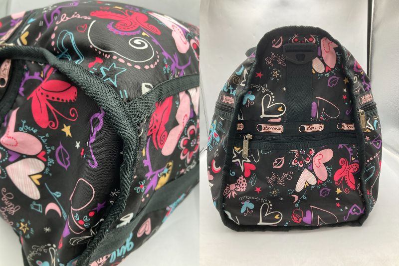 LESPORTSAC レスポートサック ポップ柄 2WAY ボストン ショルダーバッグ 中古 D4