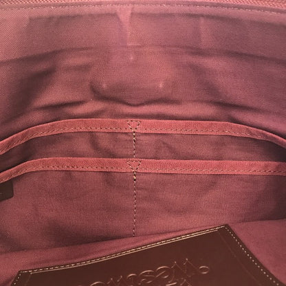 Vivienne Westwood クラッチバッグ ユニセックス オーブ カモフラージュ 迷彩 A4収納可 レッド/ブラウン 中古 T1