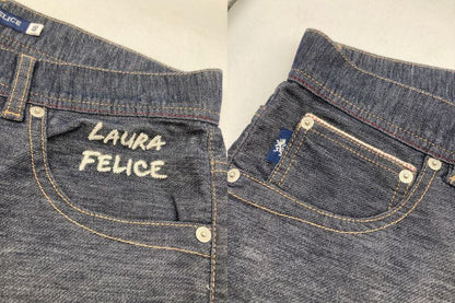 LAURA FELICE ラウラフェリーチェ ストレッチ カジュアルパンツ 135-2003 サイズ46 SLIM 中古 D4