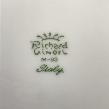 Richard Ginori リチャードジノリ アンティコホワイト プレート 17cm 5枚セット ケーキ デザート皿 白磁 中古 T1