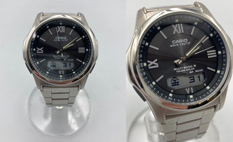 CASIO カシオ 腕時計 ウェーブセプター 電波ソーラー WVA-M630D-1A4JF 中古 D4