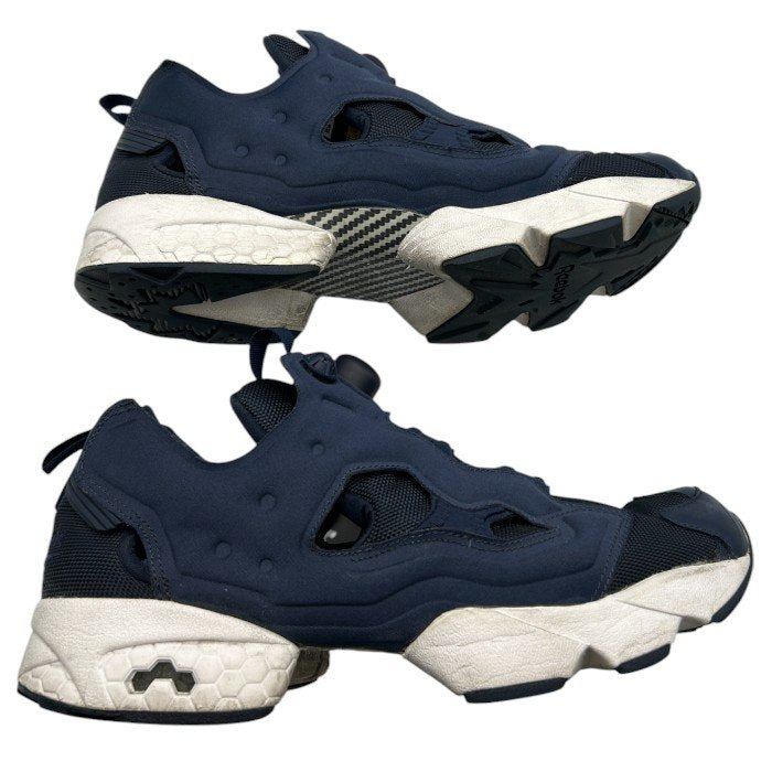 REEBOK リーボック インスタポンプフューリー スニーカー V65752 28.5cm 靴 シューズ メンズ ネイビー 中古 W４