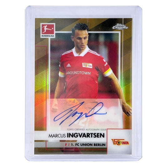 TOPPS サッカーカード CHROME MARCUS INGVARTSEN UNION BERLIN /60 #BCA-MIN 中古 IT1