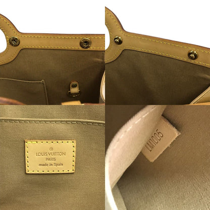 LOUIS VUITTON ルイヴィトン ヴェルニ ロクスバリードライブ ハンドバッグ レディース 2way セミショルダー ベージュ M91372 中古 T1