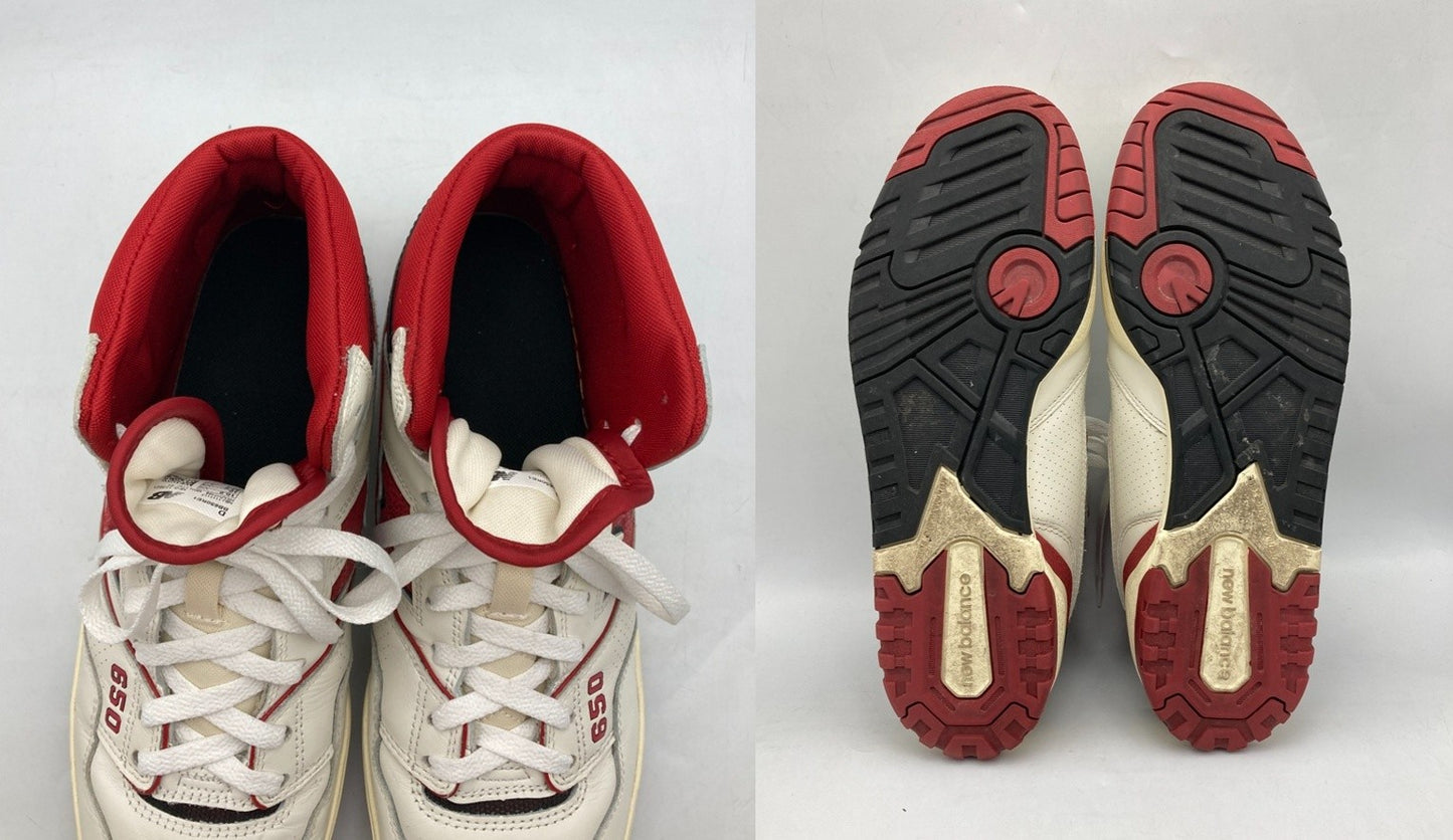 New Balance ニューバランス 650R Aime Leon Dore(エメ レオン ドレ) ハイカット スニーカー BB650RE1 サイズ28.5cm メンズ 中古 D4