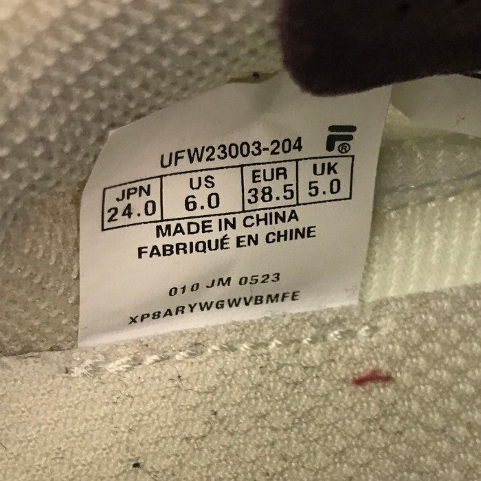 FILA×emmi フィラ エミ スニーカー UFW23003-204 24cm 靴 シューズ レディース おしゃれ 中古 W1