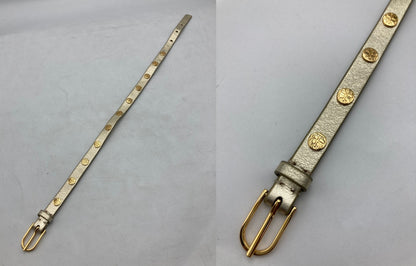 TORY BURCH トリーバーチ ダブルラップ ロゴ スタッズ ブレスレット 中古 D4