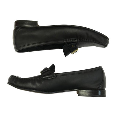 Salvatore Ferragamo フェラガモ ローファー メンズ レザー ビジネスシューズ ヴァラ ブラック 8(約26.0cm) UR20977 中古 T1