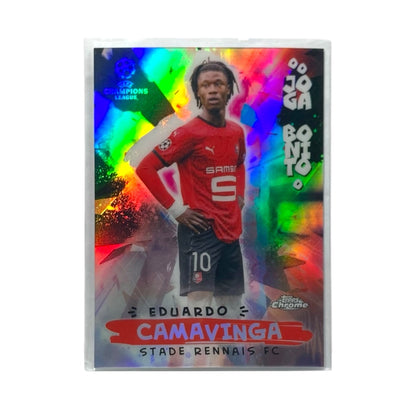 TOPPS サッカーカード CHROME JOGA BONITE EDUARDO CAMAVINGA STADE RENNAIS #JB-4 中古 IT2