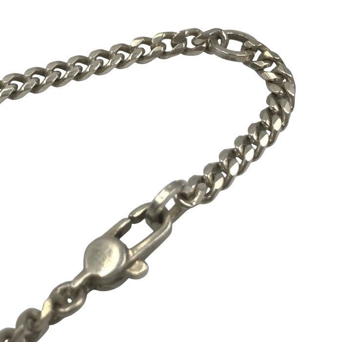 GUCCI グッチ ノットインフィニティ ネックレス シルバー925 喜平チェーン付き AG マット加工 ペンダント 中古 T1