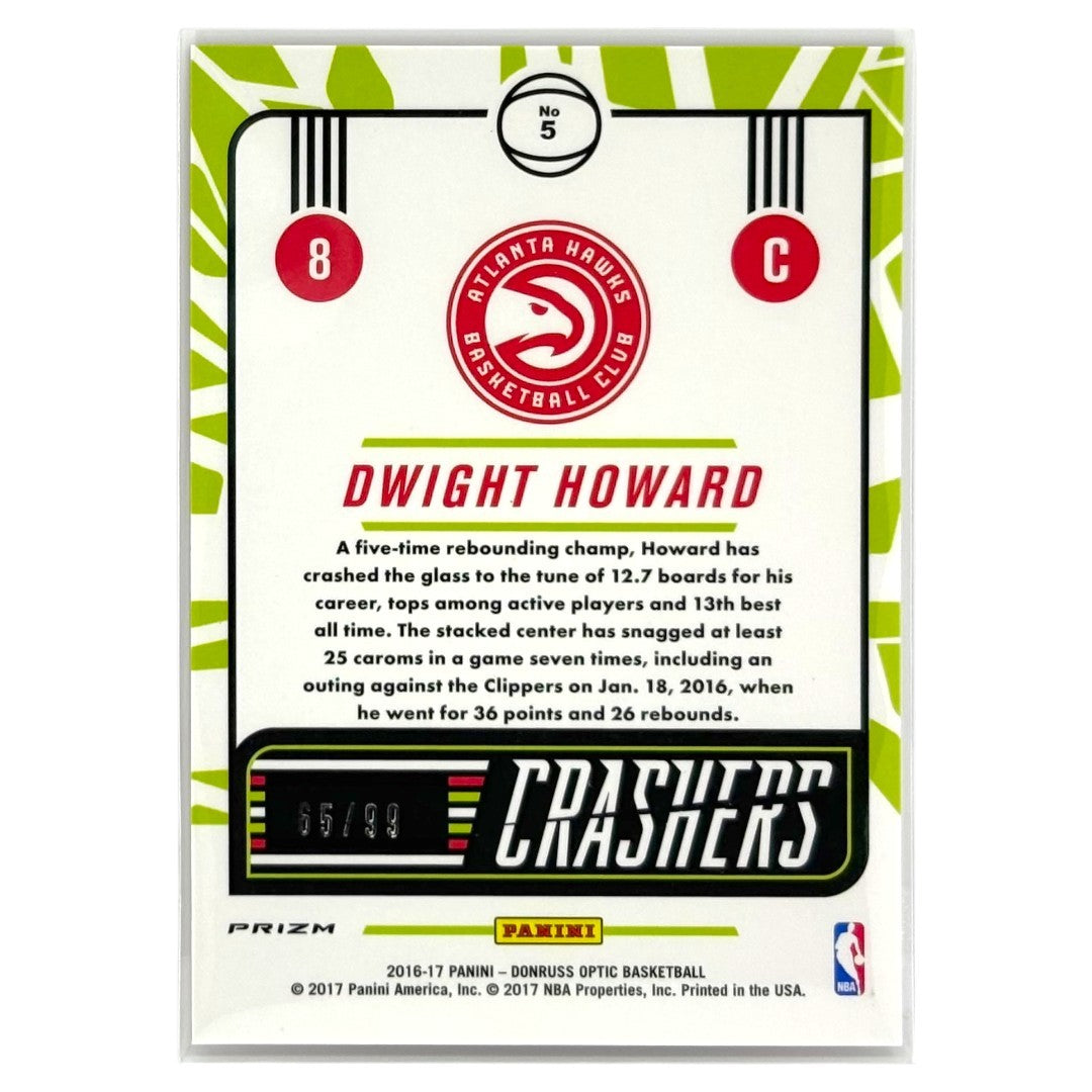PANINI NBAカード DONRUSS OPTIC PRIZM DWIGHT HOWARD ATLANTA HAWKS /99 #5 中古 IT1