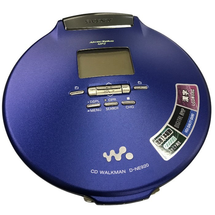 SONY(ソニー) CD WALKMAN ウォークマン D-NE920 中古 Y1