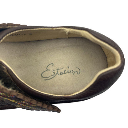 Estacion エスタシオン 立体フラワー 本革 パンプス M (23.0～23.5cm相当) レザー 靴 シューズ レディース 中古 W４