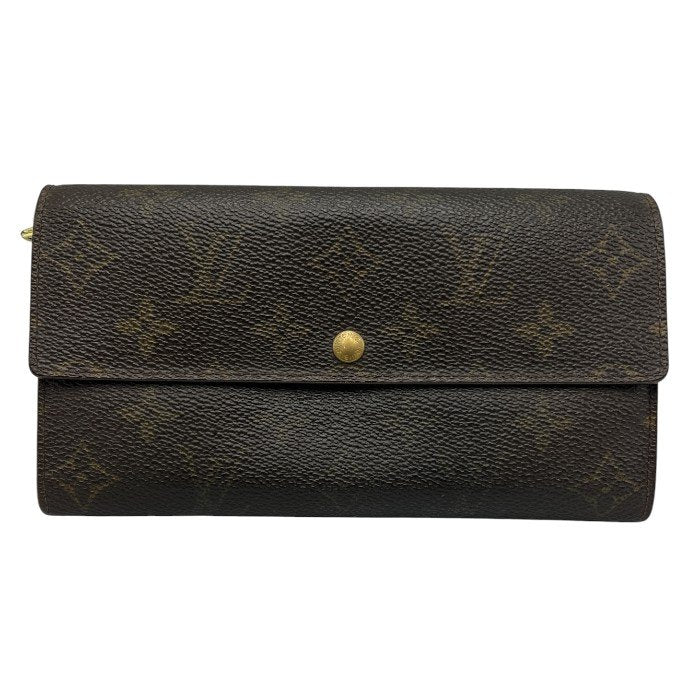 LOUIS VUITTON ルイヴィトン ポルトフォイユ サラ 旧型 長財布 M61734 レディース メンズ ブランド 小銭入れ 札入れ 中古 W４