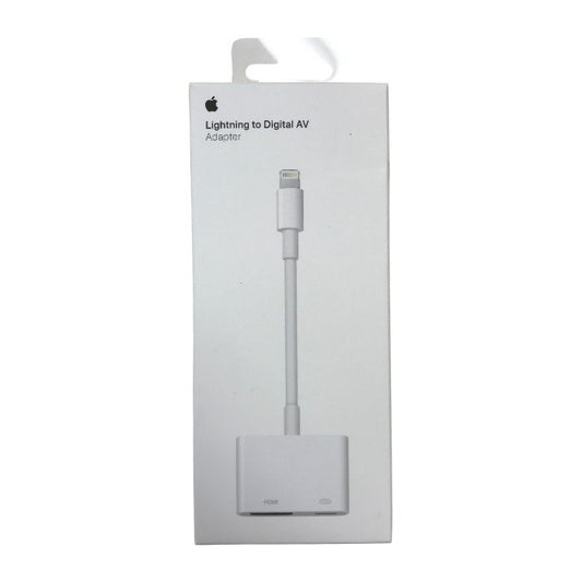 Apple Lightning - Digital AVアダプタ ホワイト HDMI テレビにミラーリング HD画質 MD826AM/A 中古 T1