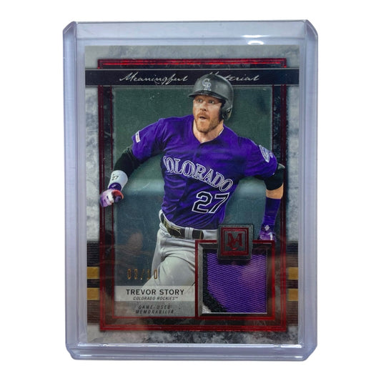 TOPPS MLBカード MUSEUM COLLECTION TREVOR STORY ROCKIES 03/10 #MMR-TST 中古 IT2