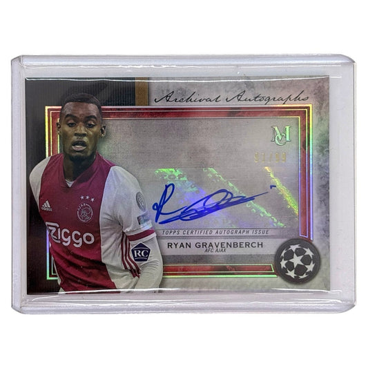 TOPPS サッカーカード MUSEUM COLLECTION RYAN GRAVENBERCH AJAX 93/99 #AA-RG 中古 IT1