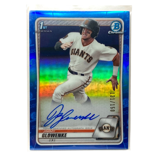 TOPPS MLBカード BOWMAN CHROME JIMMY GLOWENKE GIANTS 131/150 #CDA-JGL 中古 IT2