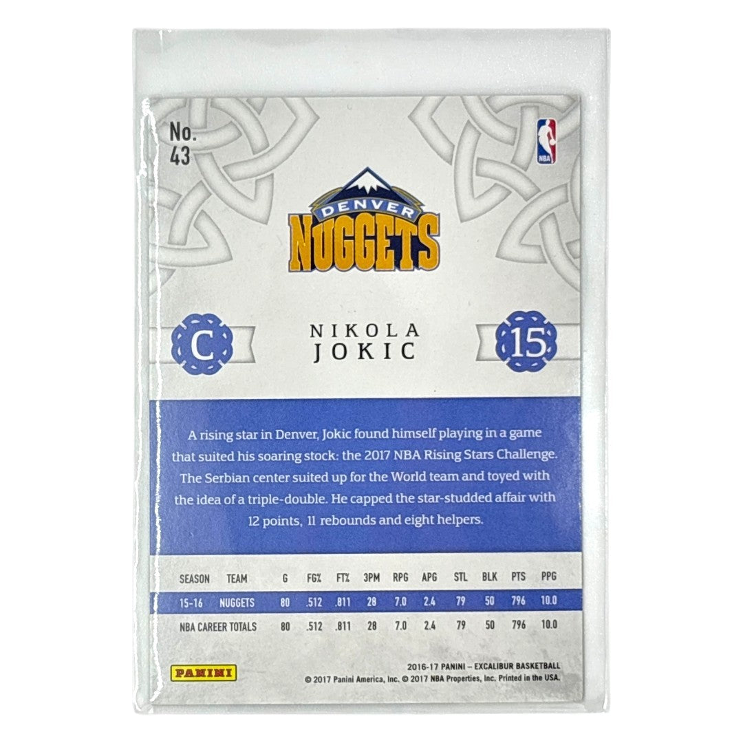 PANINI NBAカード EXCALIBUR NIKOLA JOKIC DENVER NUGGETS #43 中古 IT1