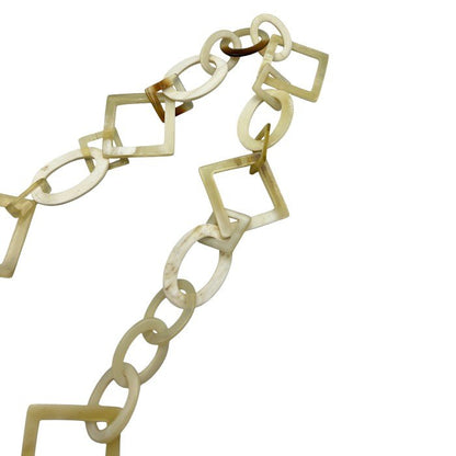 INFIFTY インフィフティ バッファローホーン ネックレス 水牛の角 アクセサリー レディース かわいい ハンドメイド 中古 W４