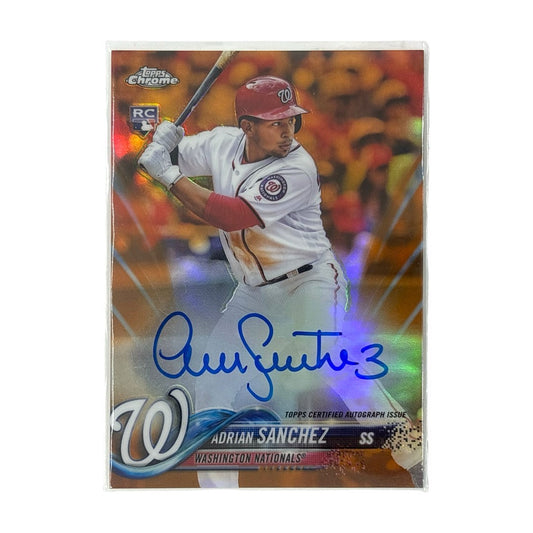 TOPPS MLBカード CHROME ADRIAN SANCHEZ WASHINGTON NATIONALS 23/25 #RA-ASA 中古 IT1