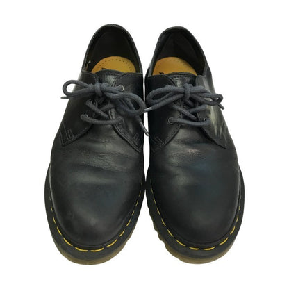 Dr.Martens ドクターマーチン 3ホール シューズ メンズ レザー ローカット イエローステッチ ブラック UK8 23775 中古 T1