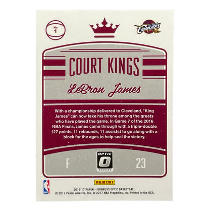 PANINI NBAカード DONRUSS OPTIC LEBRON JAMES CLEVELAND CAVALIERS #1 中古 IT2