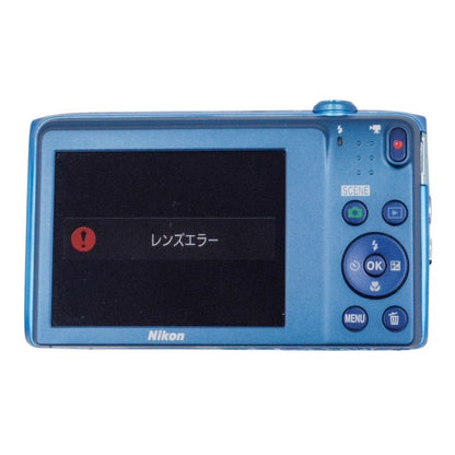 ジャンク品 Nikon デジタルカメラ COOLPIX S3600 8倍ズーム 2005万画素 コバルトブルー S3600BL 中古 a1