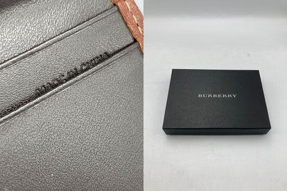 Burberry バーバリー レザー パスケース 定期入れ 中古 D4