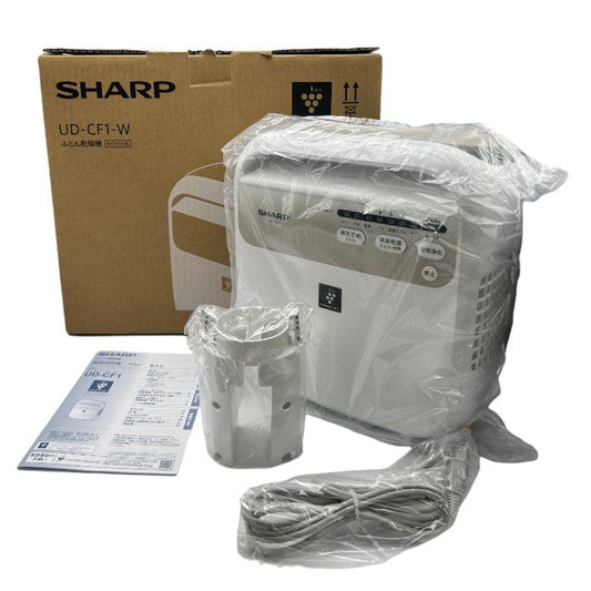 未使用品 SHARP シャープ ふとん乾燥機 UD-CF1-W 布団乾燥機 家電 靴 プラズマクラスター7000 中古 W４