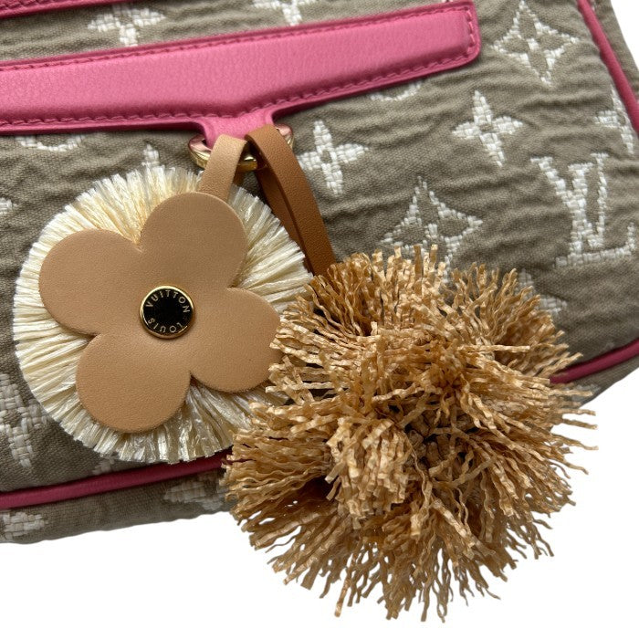 LOUIS VUITTON ルイヴィトン モノグラムサビア ポシェット・アクセソワール クルーズコレクション2011 M93069 ハンドバッグ ピンク レディース ブランド 中古 W４