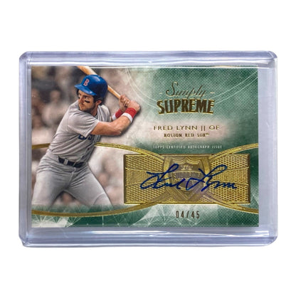 TOPPS MLBカード SUPREME FRED LYNN BOSTON RED SOX /45 #SSU-FL 中古 IT2