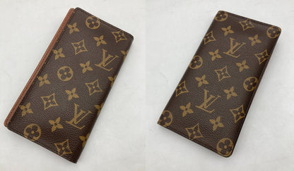 LOUIS VUITTON ルイヴィトン モノグラム ポルトカルトクレディ 円 長財布 札入れ M60825 中古 D4