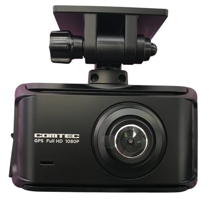コムテック ドライブレコーダー ZDR035 前後2カメラ 前後200万画素 FullHD GPS搭載 後続車両接近お知らせ機能搭載 安全運転支援機能搭載 常時録画 衝撃録画 高速起動 中古 Y1