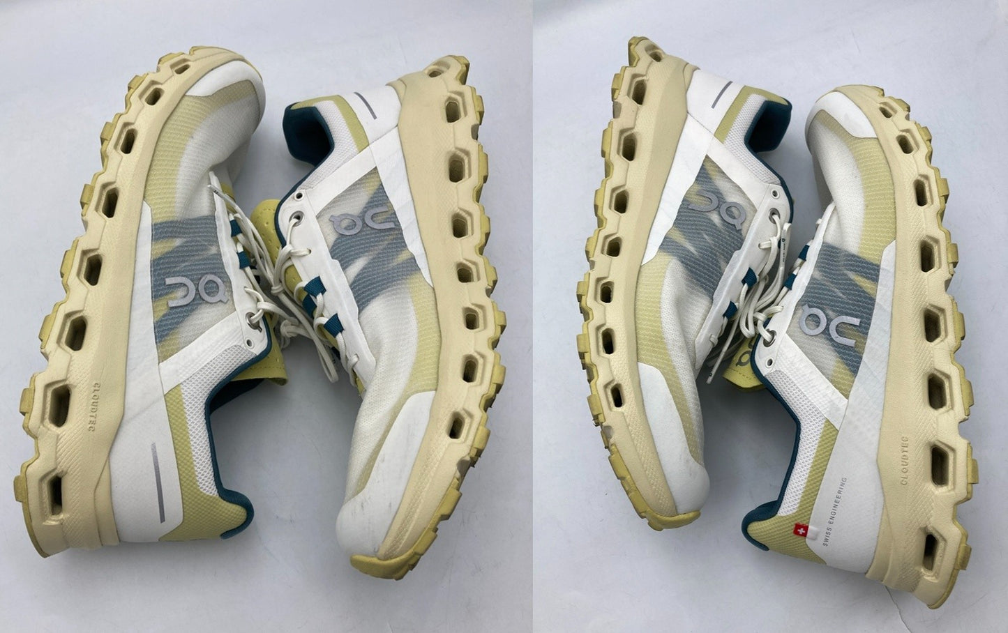 On Cloudvista オン クラウドビスタ ランニングシューズ Ivory/Endive サイズ27.5cm メンズ 中古 D4