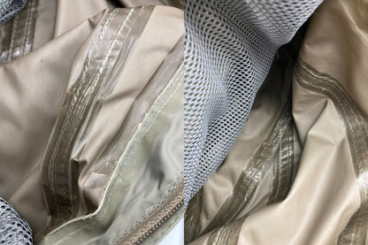 ISSEY MIYAKE イッセイミヤケ パラシュートコート ME83FA032 08AW サイズ2 カーキ 中古 D4