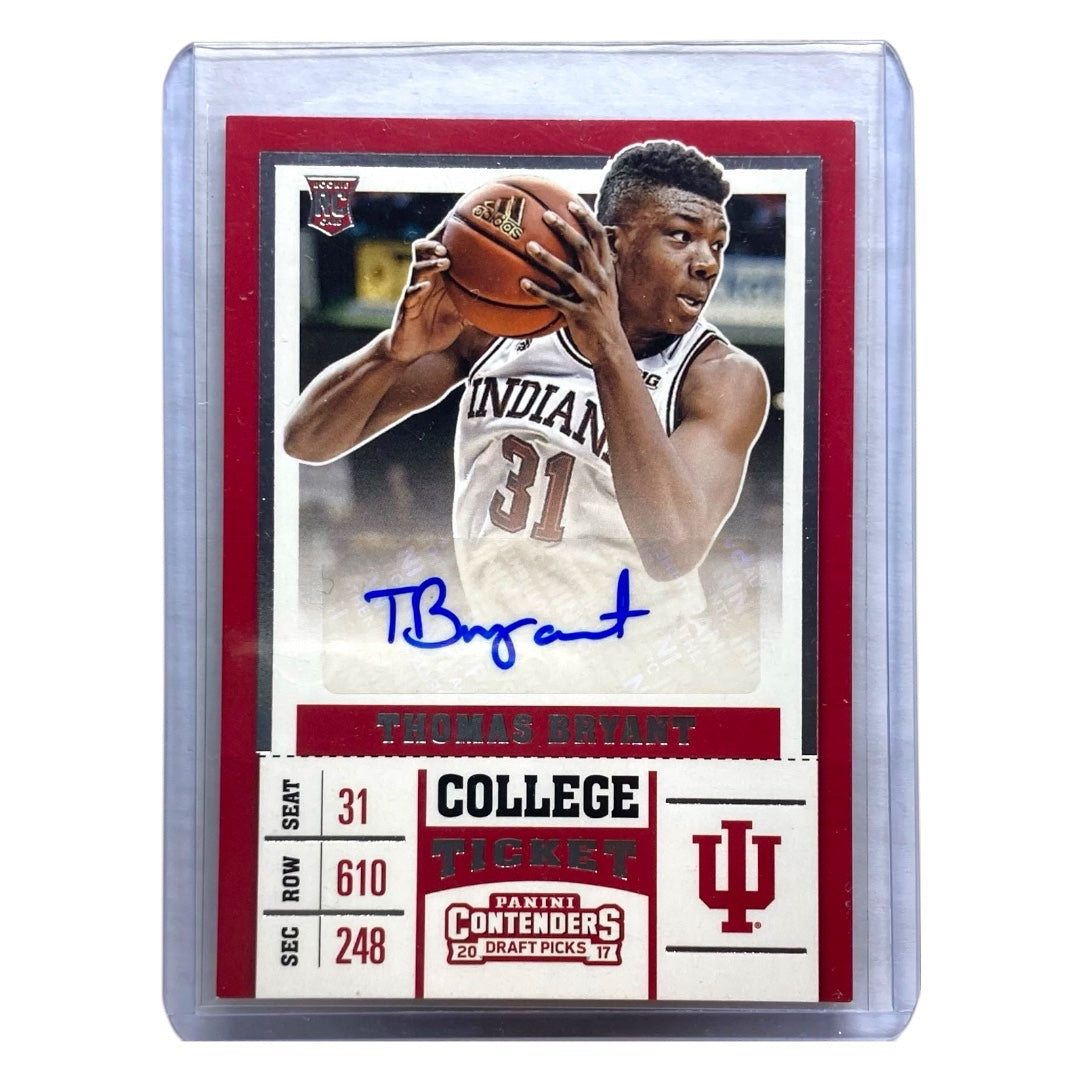 PANINI NBAカード CONTENDERS DRAFT PICKS THOMAS BRYANT INDIANA HOOSIERS #83 中古 IT2