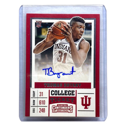 PANINI NBAカード CONTENDERS DRAFT PICKS THOMAS BRYANT INDIANA HOOSIERS #83 中古 IT2