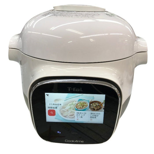 ティファール 圧力鍋 クックフォーミー タッチ 3L CY9221JP ホワイト 中古 Y1