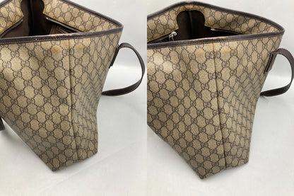 GUCCI グッチ GGスプリーム トートバッグ 211137 中古 D4