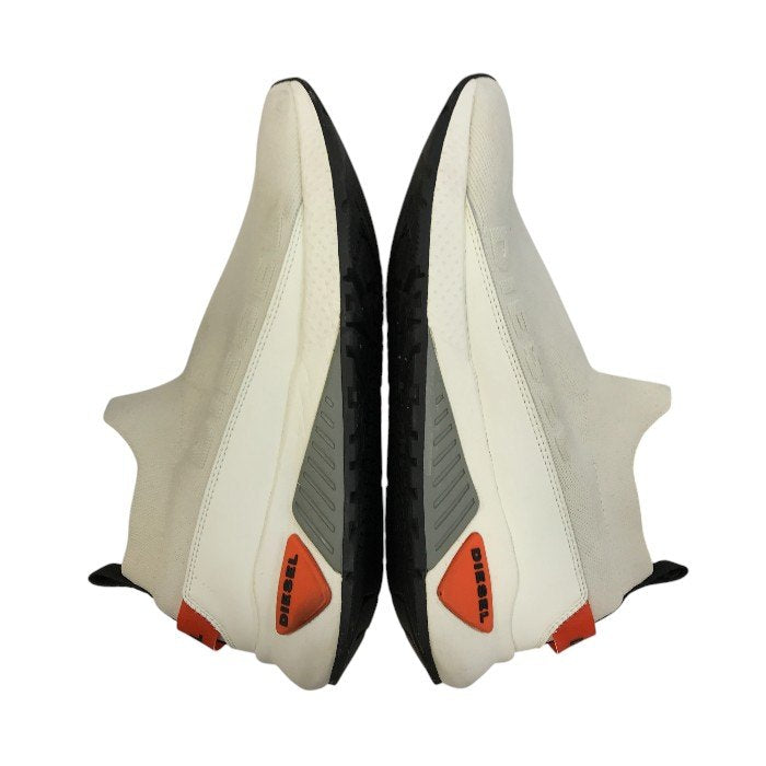 DIESEL ディーゼル SK-SOCK QB ソックスニーカー メンズ ローカット ニット ロゴ ストレッチ オフホワイト 27cm Y02405 中古 T1