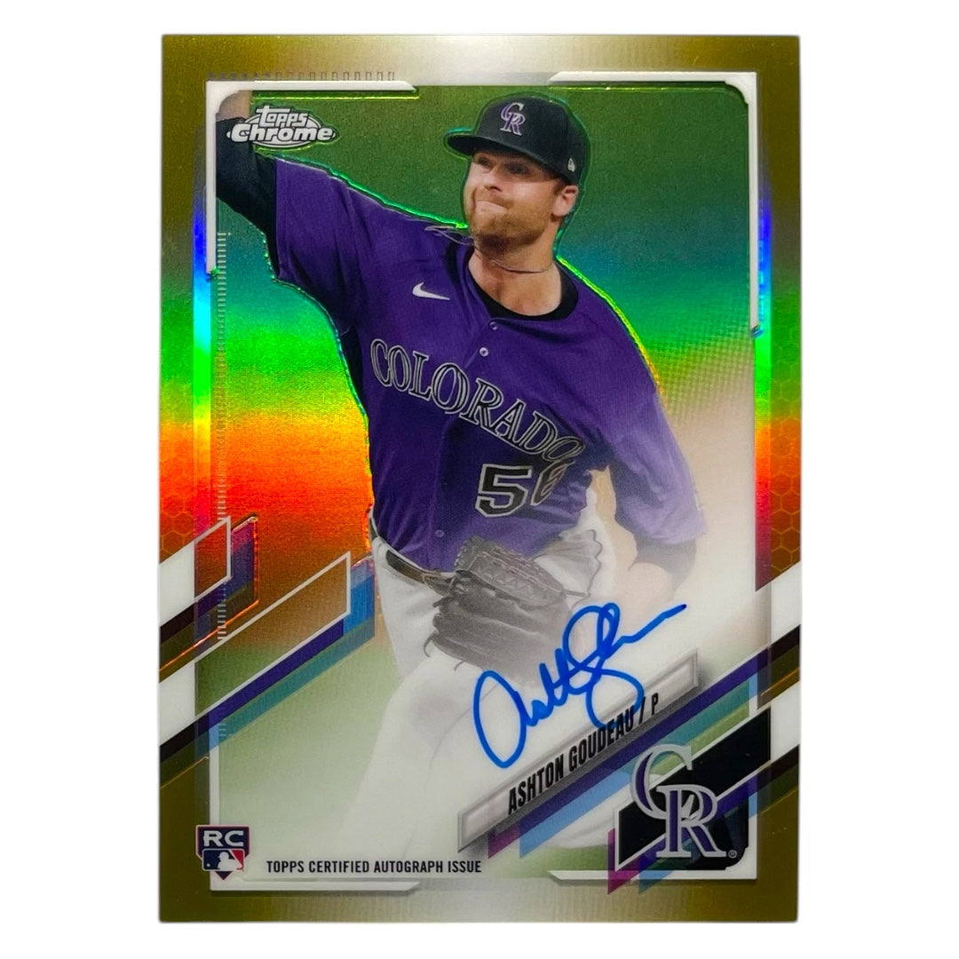 TOPPS MLBカード CHROME ASHTON GOUDEAU COLORADO ROCKIES /50 #RA-AGO 中古 IT2
