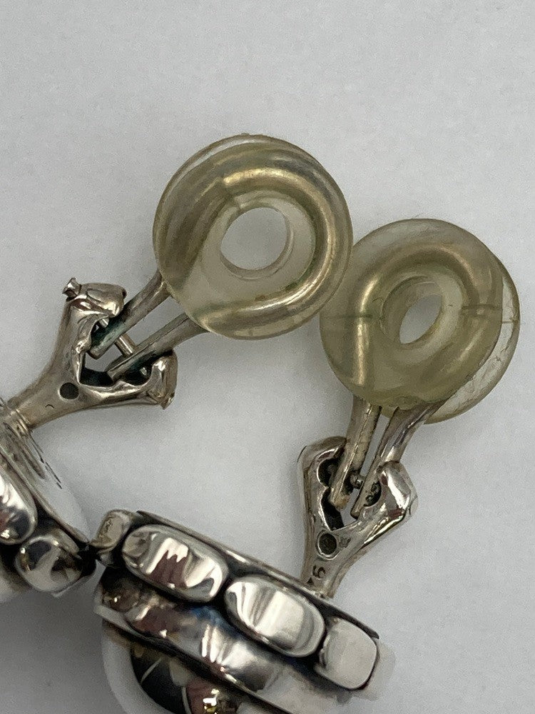 GEORG JENSEN ジョージジェンセン 2001年 ヘリテージ イヤーイヤリング SV925 中古 D4