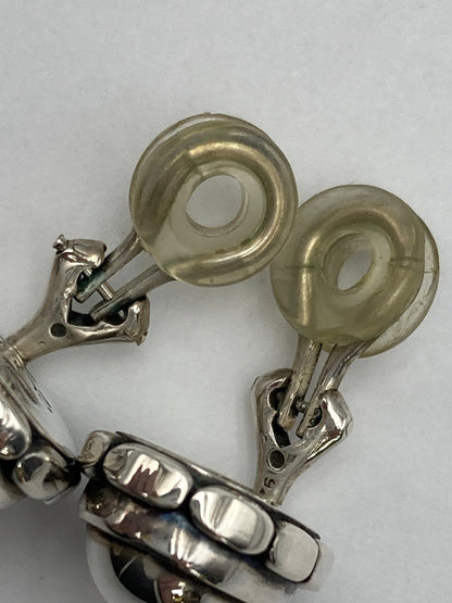 GEORG JENSEN ジョージジェンセン 2001年 ヘリテージ イヤーイヤリング SV925 中古 D4