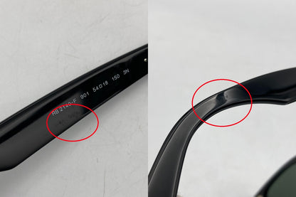 RayBan WAYFARER レイバン ウェイファーラー フルフィットモデル サングラス  RB2140-F 901 サイズ54 中古 D4
