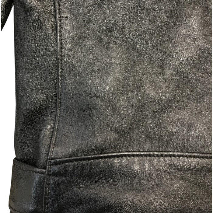 Schott ショット 217US SHEEP ONESTAR ライダースジャケット メンズ シープ ワンスター ダブル レザーブラック 40サイズ 7823950093 中古 T1