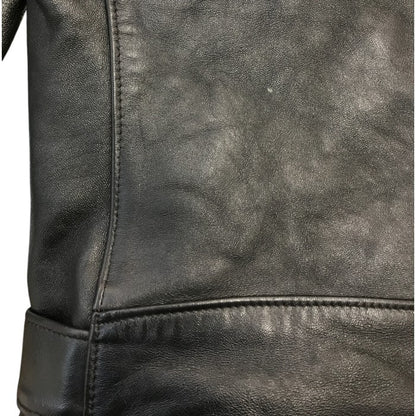 Schott ショット 217US SHEEP ONESTAR ライダースジャケット メンズ シープ ワンスター ダブル レザーブラック 40サイズ 7823950093 中古 T1