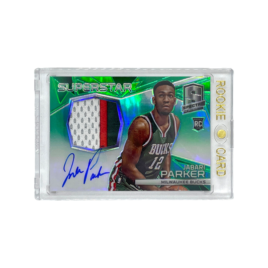 PANINI NBAカード SPECTRA SUPERSTAR PRIZM GREEN JABARI PARKER 5/5 #17 中古 IT1