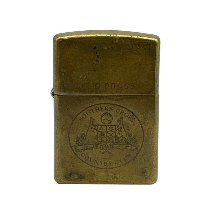 ZIPPO ジッポ サザンクロス 南十字星 ソリッドブラス 真鍮 1997年 アメリカ製 タバコ オイルライター ジッポー 中古 R1